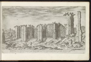 Ruins of the Baths of Caracalla in Rome by Etienne Duperac