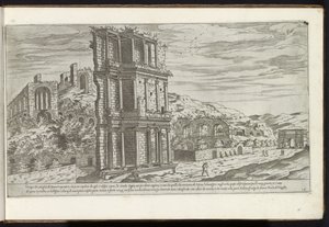 Septizonium in Rome by Etienne Duperac