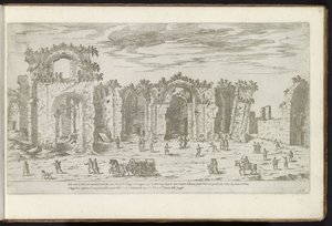 Baths of Diocletian in Rome by Etienne Duperac