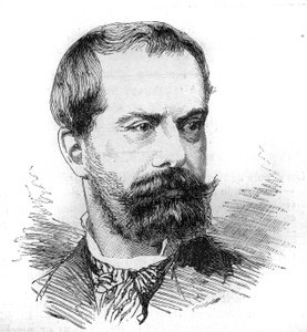 Portrait of Paul Deves (1837-1889), French Lawyer and Politician. Engraving by Bocour in 