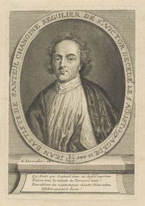 Portrait of the Poet Jean-Baptiste de Santeul 1630-1697, c. 1700 by Etienne Jehandier Desrochers