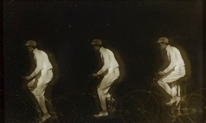 Man Bicycling
