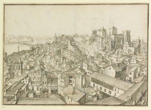 View of the City of Avignon and Surroundings by Etienne Martellange