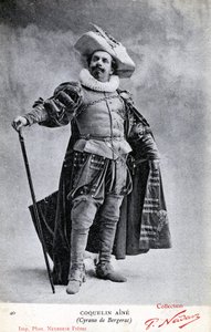 Constant Coquelin aka as Coquelin aîné (1841 - 1909) in the costume of Cyrano de Bergerac