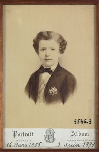 Portrait of Prince Imperial by Etienne & Neurdein Louis Antonin (1846 p. 1915) Neurdein