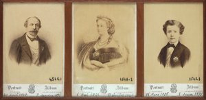 Portrait of the Imperiale Family by Etienne & Neurdein Louis Antonin (1846 p. 1915) Neurdein