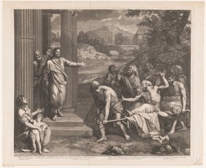 Christ Heals the Lame by Etienne Picart