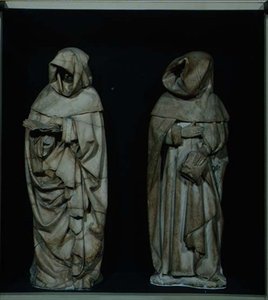 Two Mourners, from the Tomb of Duc de Berry in Bourges Cathedral