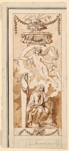 Design for a Painted Panel by Etienne de Lavallee Poussin
