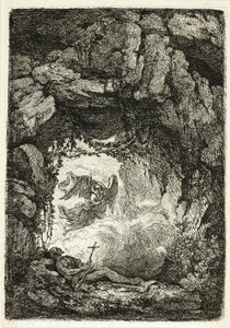 The Death of St. Jerome by Etienne de Lavallee Poussin