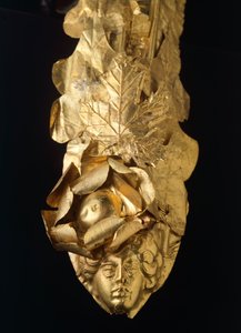 Diadem (crown), from Spina (Emilia Romagna). Etruscan civilization, 4th Century BC. by Etruscan