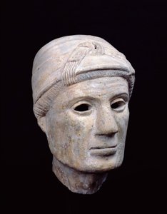 Head of an old woman, from Cerveteri