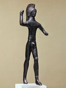 Warrior (bronze) by Etruscan