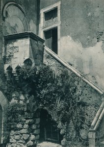 A Quiet Corner of Taormina, Sicily, Italy, 1927 by Eugen Poppel