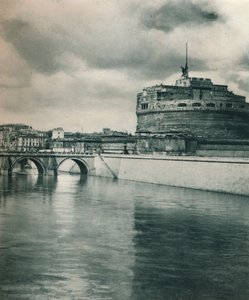Castel Sant Angelo, Rome, Italy, 1927 by Eugen Poppel