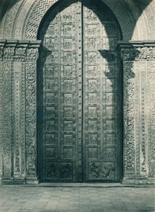 Doors of Monreale Cathedral, Sicily, Italy