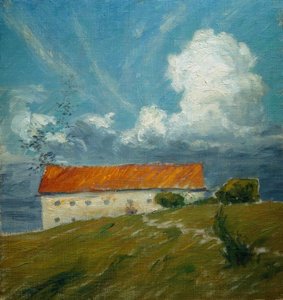 The Old Castle, Sketch by Eugen Prinz von Schweden
