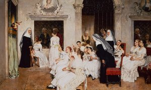 Convent Scene in Venice