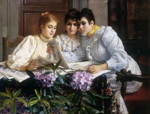 Selecting the Trousseau by Eugen von Blaas