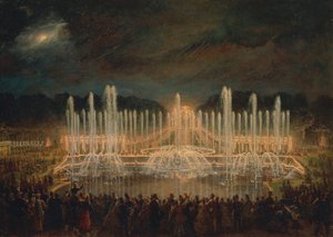 Nocturne in Versailles by Eugene Louis Lami