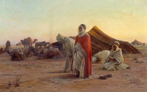Tent in the Desert (detail)