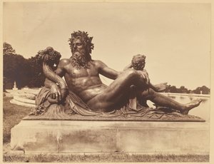 Statue of Bacchus, Versailles by Eugène Atget