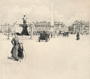 Place de la Concorde by Eugene Bejot