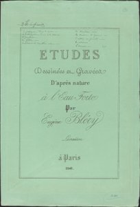 Drawn and Engraved Studies from Nature by Eugene Bléry