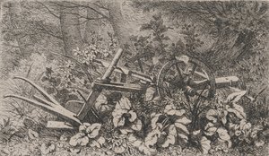 The Plow with Burdock Plants, 1858