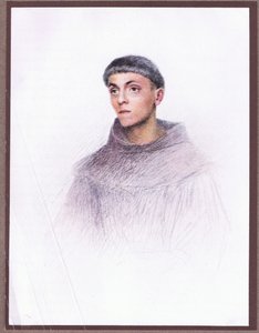 A young friar by Eugene Burnand