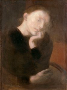 Meditation by Eugène Carrière