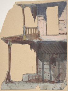 Design for a Stage Set at the Opéra, Paris by Eugene Ciceri