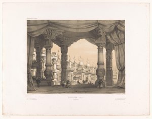 Theater Set with an Arena (Gulliver) (Theater Sets) by Eugene Ciceri