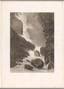 View of the Chède Waterfall