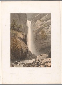 View of the Dard Waterfall by Eugene Ciceri
