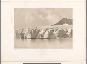 View of the Märjelensee and the Aletsch Glacier (Views in Switzerland, Savoy, and Tyrol) (La Suisse, la Savoie et le Tyrol) (series title) by Eugene Ciceri