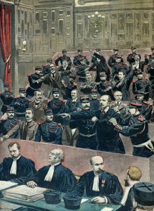 Trial of Paul Deroulede at the High Court of Justice by Eugene Damblans