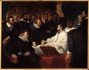 The Death of Jean Calvin by Eugene Deveria