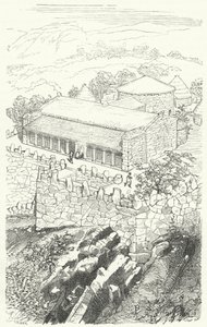 House of a Pelasgian noble by Eugene Emmanuel after Viollet le Duc
