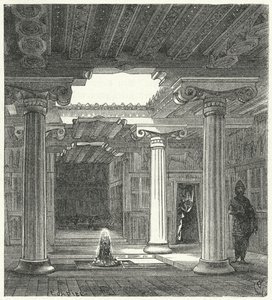 Ionic courtyard of an Ancient Greek house