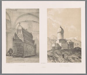 Tomb of Esther and Mordechai by Eugene Flandin
