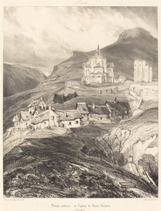 Apse of the Church of Saint-Nectaire by Eugene Isabey
