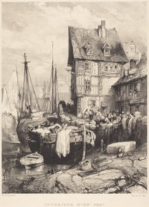 Interior of a Port by Eugene Isabey