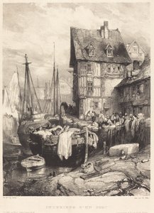 Interior of a Port by Eugene Isabey