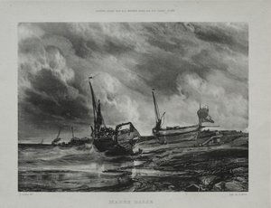 Low Tide by Eugene Isabey