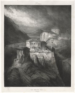 Picturesque and Romantic Journeys in Old France: Auvergne vol. II: St. John Church, Thiers, Plate