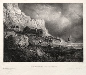 Six Marines: Environs de Dieppe by Eugene Isabey