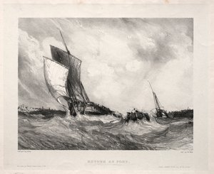 Six Marines: Retour au Port by Eugene Isabey