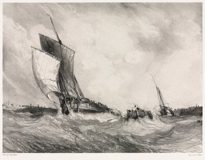 Six Marines: Return to Port, 1833 by Eugene Isabey