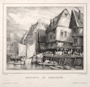 Souvenir of Brittany by Eugene Isabey